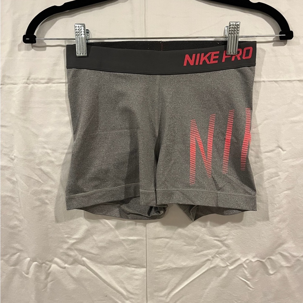 Gray Nike Pro Shorts Size Small